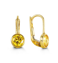 Charger l&#39;image dans la galerie, 10k Yellow Gold Birthstone French Back Earrings
