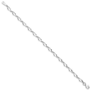 10k White Gold Bracelet