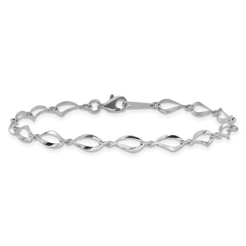 10k White Gold Bracelet