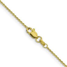 Load image into Gallery viewer, 10k Yellow Gold Diamond Cut Cable Chain

