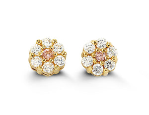 14k Yellow Gold Studs (More Colours Available)