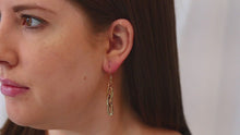 Load and play video in Gallery viewer, Elongated Paper Clip Link Earrings
