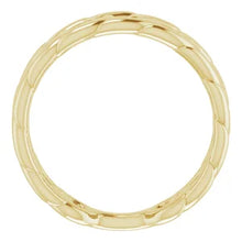 Load image into Gallery viewer, 10K Yellow Stackable Chain Link Ring
