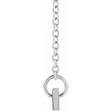 Charger l&#39;image dans la galerie, Sterling Silver Family is Forever Bar Necklace
