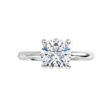 Load and play video in Gallery viewer, White Gold Solitaire Engagement Ring
