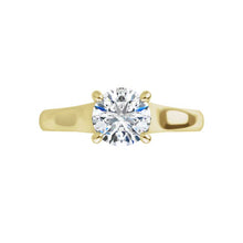 Load and play video in Gallery viewer, 14k Yellow Gold Diamond Engagement Ring
