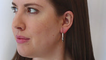 Load and play video in Gallery viewer, 10k 4mm Gold Hoops
