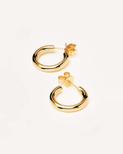 Load image into Gallery viewer, MEDIUM CLOUD GOLD EARRINGS
