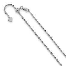 Load image into Gallery viewer, Sterling Silver Adjustable Cable Link Chain
