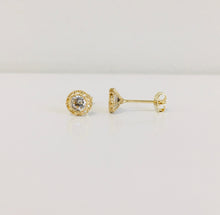 Load image into Gallery viewer, 10k Gold CZ Studs (Yellow or White)
