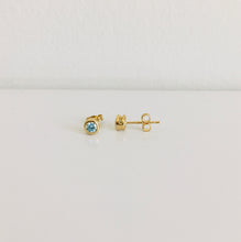 Load image into Gallery viewer, 10k Yellow Gold Birthstone Studs
