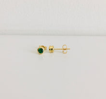Load image into Gallery viewer, 10k Yellow Gold Birthstone Studs
