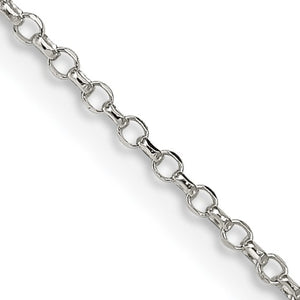 Sterling Silver 1.5mm Diamond-cut Cable Chain