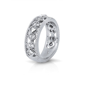 14k White Gold Diamond Ring