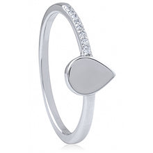 Load image into Gallery viewer, Silver Ring with Cubic Zirconia
