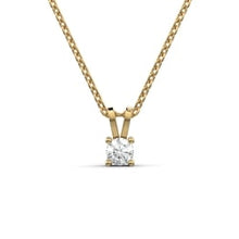 Charger l&#39;image dans la galerie, 14k Gold Diamond Necklace
