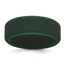 Load image into Gallery viewer, Silicone Wedding Band Dark Green Wedding Band Safe Band 

