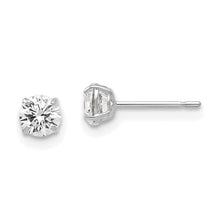 Load image into Gallery viewer, Yellow or White Gold CZ Studs

