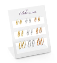 Load image into Gallery viewer, 10k 4mm Gold Hoops

