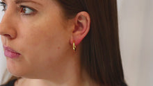 Load and play video in Gallery viewer, MEDIUM CLOUD GOLD EARRINGS
