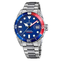 Load image into Gallery viewer, FESTINA BLUE AUTOMATIC STAINLESS STEEL WATCH
