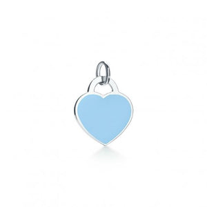 Heart Charm Tiffany Heart Charm Blue Heart Charm 