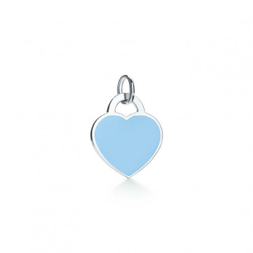 Heart Charm Tiffany Heart Charm Blue Heart Charm 